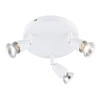Saxby Amalfi 50W 3 Light Round Gloss White Decorative Commercial