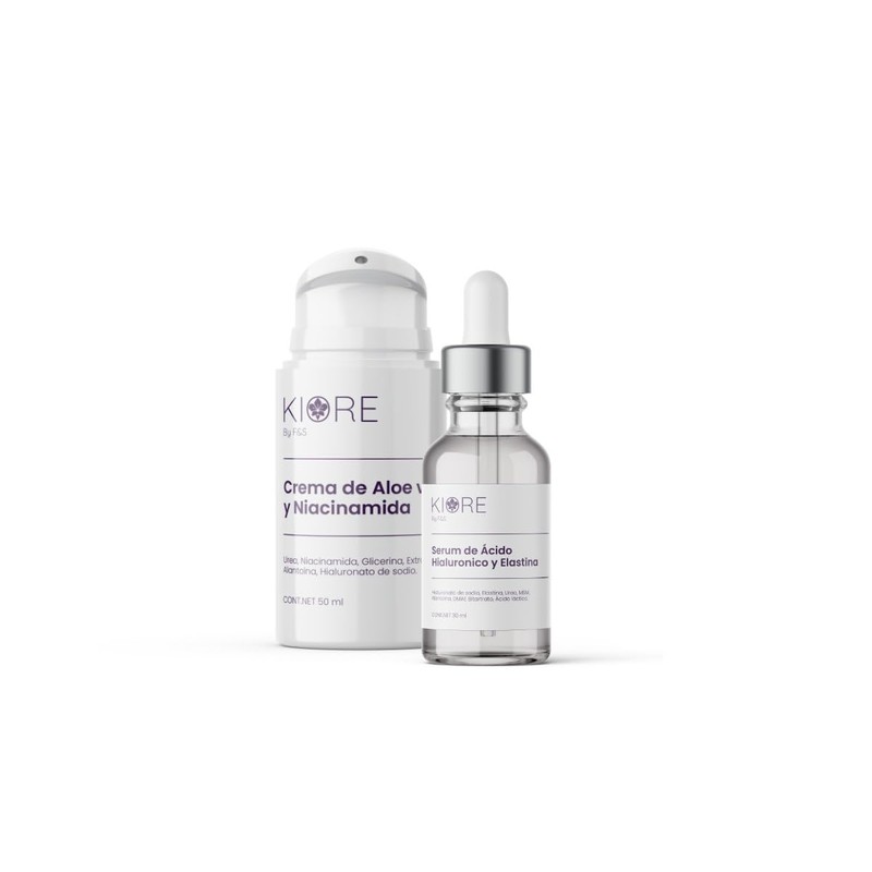 Kit Facial Hidratante de Aloe, Niacinamida y Ácido Hialurónico