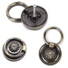 Gad2go 6 Pack Drawer Ring Pull Handles 1.77 Inch Vintage