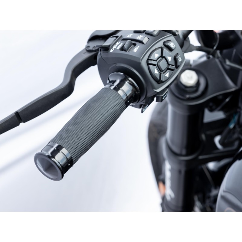 Kijima HD-04798 Bike Grip, Metra, Left and Right Set, Sportster