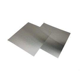 304 Stainless Steel Sheet Metal - Includes (2) 24 Gauge Stainless Steel Flat Sheets 12" x 12"