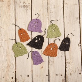 Bethany Lowe Ghostie Boo's Ornaments, Set of 8
