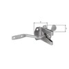 Alberts 326197 Garden Gate Latch Stainless Steel Plate Length 55