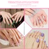 SNIRFAQM 5 Pcs Diamond Deb Nail Files with Sharp Pointed