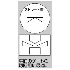 3.peaks プラスチックニッパ 125mm PNP-125G-S