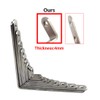 150 x 100 x 4 mm Stainless Steel Angle Connector