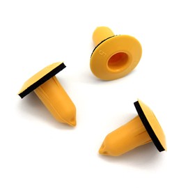 VVO Fasteners- Yellow Plastic Rear Door Card Clips for Alfa Romeo 147, 159, 156, (Pack of 10)