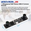 G Double Lens USB Camera Module 960p 60fps 3D Stereo