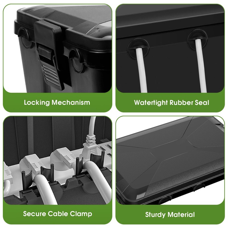 Outdoor Electric Box 32 x 21 x 13 cm Waterproof