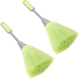 Alipis 2 Cepillos de Limpieza para Teclado de Escritorio Plumero Quitapolvo de Fibra y Metal Livianos y Prácticos para Computadora Oficina y Hogar Limpieza Precisa en Rincones
