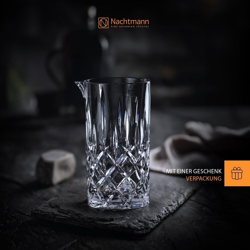 Nachtmann Mixing Glass, Crystal Glass Mixer, Clear, Noblesse Collection, Perfect