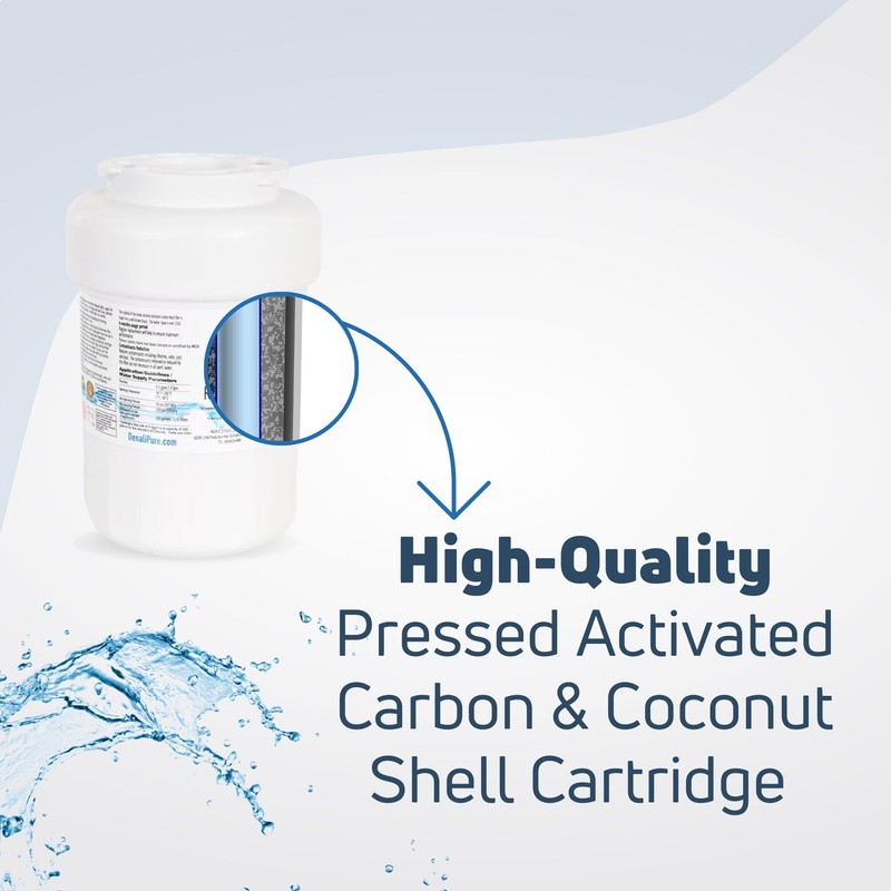 2-Pack Replacement for General Electric HSM25GFRASA Refrigerator Water Filter -