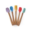 5 teiliges Bunt Küchen Utensilien mini Set Silikon Spatel und