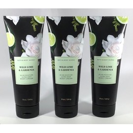 3 Wild Lime & Gardenia Ultra Shea bath Body Cream 8 oz