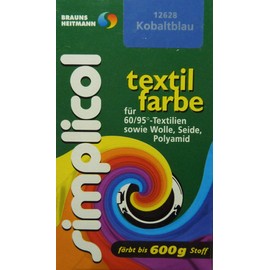 Brauns-Heitmann Simplicol Textile Paint 3 x 25 g Cobalt Blue