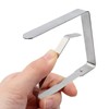 Pack of 4 Tablecloth Clips, Stainless Steel Tablecloth Clips, Silver