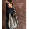 Kobe Lettuce, Yui Collaboration Tote Bag, Checked, Frill, Ribbon, Bag,