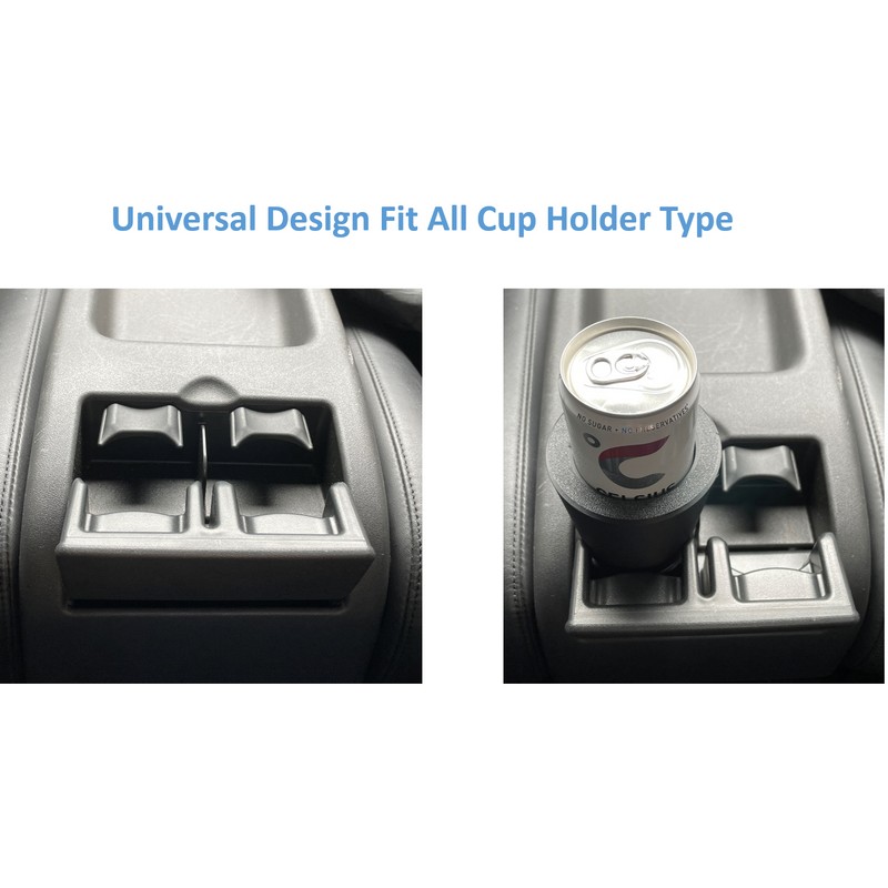 Kimalab Two Pack Slim Can Universal Cup Holder Adapter Expander