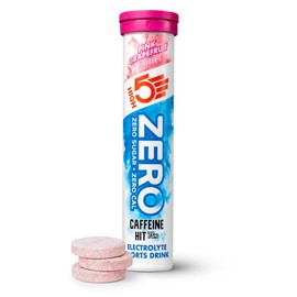 HIGH5 ZERO Caffeine Hit ElectrolyteTablets, Hydration Tablets Enhanced with Vitamin C, 0 Calories & Sugar Free, Boost Hydration, Performance & Wellness, Pink Grapefruit, 20 Tablets (20x, Pack of 1)