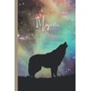 Majestic: Majestic wolf themed diary, journal, or notebook. 6 by
