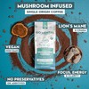 Organic Lion's Mane & Chaga Mushroom Coffee Ground Dark Roast,