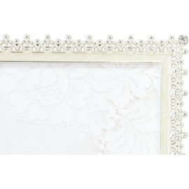 LADONNA MJ83-2L-WH Radonna Photo Frame, Bridal White, 2L