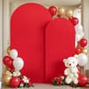 Red Arch Backdrop Covers - 7.2FT, 6FT Spandex Fitted Wedding