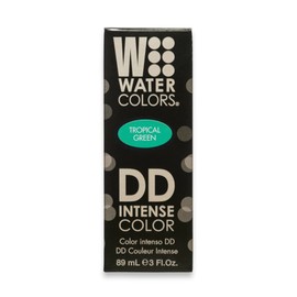 Watercolors DD Intense Semi Permanent Hair Color, Ultra-Vibrant, Ammonia Free Color, 3 Fl Oz (Tropical Green)