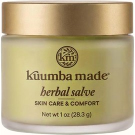 Kuumba Made Herbal Salve, Skin Care & Comfort Balm with Calendula & Comfrey for Dry, Irritated Skin, 1 Oz
