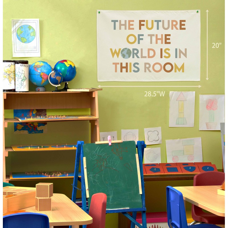 Classroom Wall Decor Poster-Teacher Gift-Inspirational Classroom Decor-Rectangle Banner Flag Wall