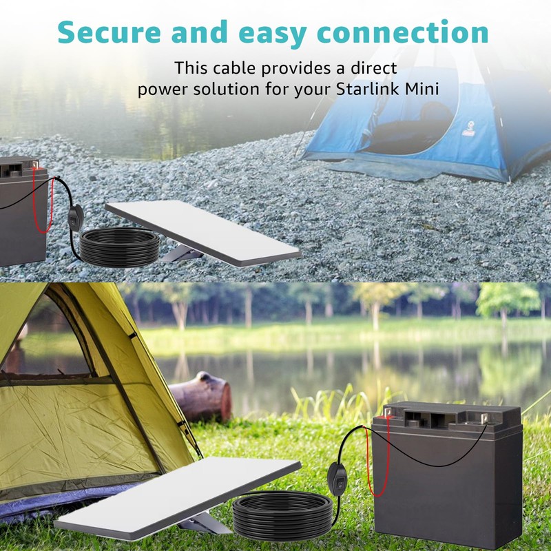 Replacement for Starlink Mini O-Ring DC Charging Cable - Secure