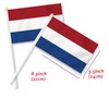 10 PCS Netherlands Handheld Small Flag, Dutch Hand held Mini