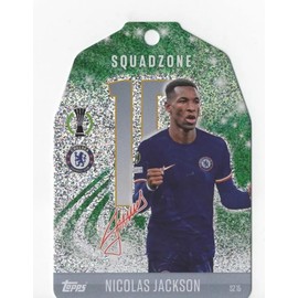 Match Attax 2024 2025 Nicolas Jackson Squadzone Trading Card