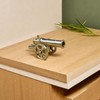 Heuvcnsr Model Cannon Decoration,Mini Cannon Home Solid Brass Cannon Brass