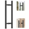Ranbo Ladder Style 18" Push Pull Door Handle,Back to Back,