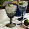 WHW Whole House Worlds Baroque Goblet Glasses, Set of 6,