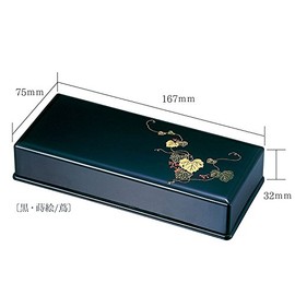 San Meny Incense Stick Holder, Black and Sowing Picture "Vine"