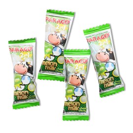 Jans Milk Chewy Candy Melon Flavor | Chewy and Non-Sticky Candy | Cholesterol-Free | Fat-Free | Low-Calories | Irresistible Treat for Kids and Adults 4.20 oz per bag (Pack of 4)