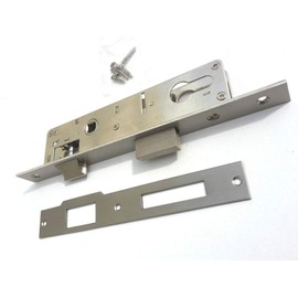 Stainless Steel Garden Door Mortice Lock Narrow 40 mm Lock Backset 25 mm Tubular Frame Lock Gate Door Lock