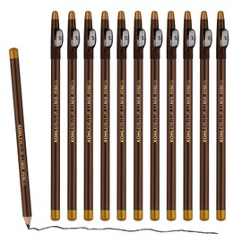 MOTIBACK 12-Count Brow Defining Set with Sharpener (Dark Brown)