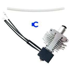 for Ender 5 S1 Extruder Hotend Kit, 3D Printer Replacement Assembled Hotend Print Head High Temperature High Speed, Complete 0.4mm Brass Nozzles Copper Throat Tube, Hot End Kit