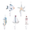 SUPERFINDINGS 5 Style Coat Hooks Wall Hook Rack Coat Hook