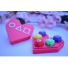 Valentines Day Gift Gonggi Game Heart Chocolate box + Squid