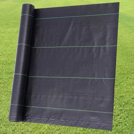 YSMN Weed Barrier Fabric Planting Cover - 4 x 150 FT Heavy Duty Landscape Fabric Ground Cover Block for Outdoor Planting