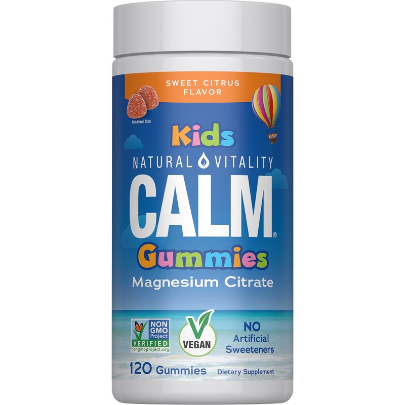 NATURAL VITALITY Sweet Citrus Calm, gomitas para niños, 120 unidades