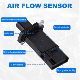 Yeoflagtrade Mass Air Flow Sensor 245-1108 AF10140 3L3Z12B579BA, MAF Sensor Compatible with Ford E-150 E-250 E-350 E-450 F-150 F-250 F-350 Ranger Fit for Lincoln Town Car Fit for Mazda Fit for Mercury
