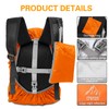 Crenze Backpack Rain Cover, 15-90L Waterproof Rucksack Cover with Reflective