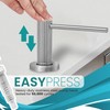 Metpure Built in Soap Dispenser for Kitchen Sink, Stainless Steel