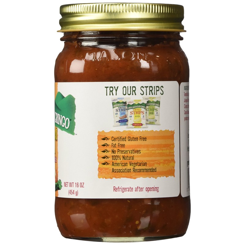 Green Mountain Gringo Green Mountain Gringo Salsa, Medium, 16 Oz