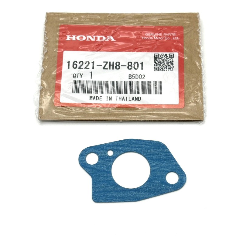 Honda Genuine 16221-ZH8-801 + 16212-ZH8-800 Carburetor + Insulator Gasket GX160